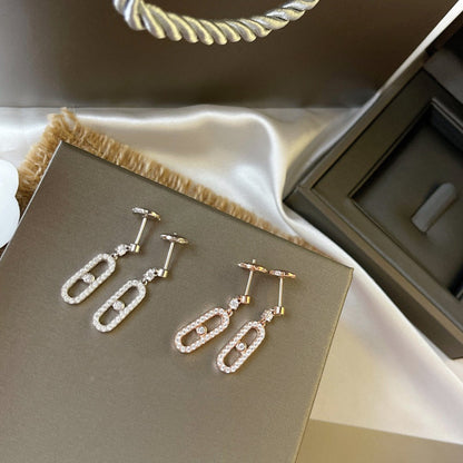 [LORA] DORMEUSES MOVE UNO DIAMOND EARRINGS