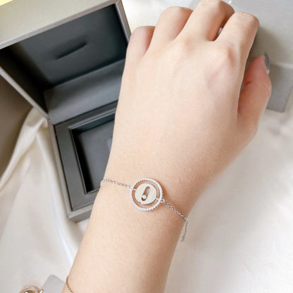 [LORA] LUCKY MOVE PAVED DIAMOND BRACELET