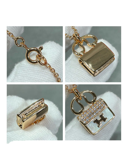 [LORA]H CIRCE MOISSANITE PENDANT NECKLACE GOLD