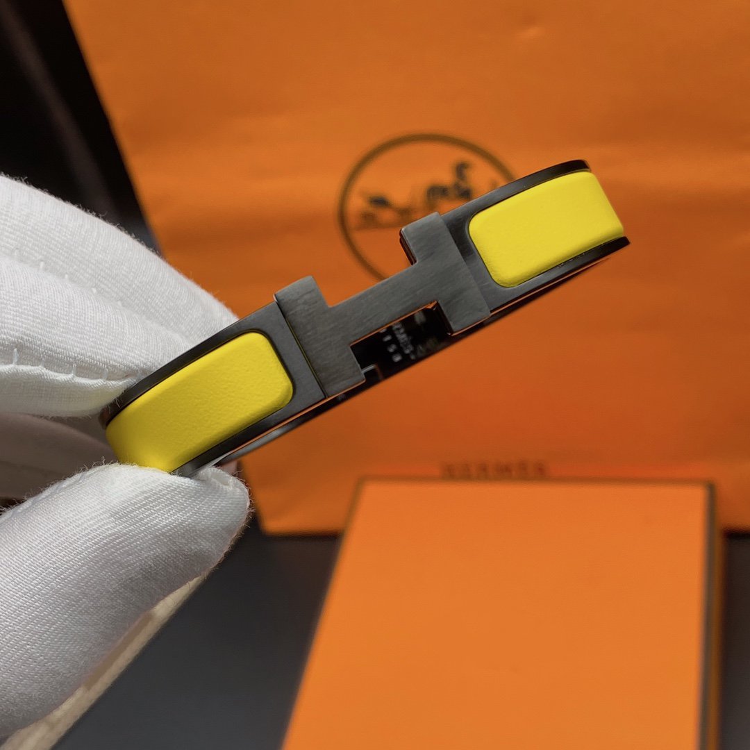 [LORA]CLIC HM SO BLACK YELLOW BRACELET