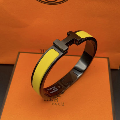[LORA]CLIC HM SO BLACK YELLOW BRACELET