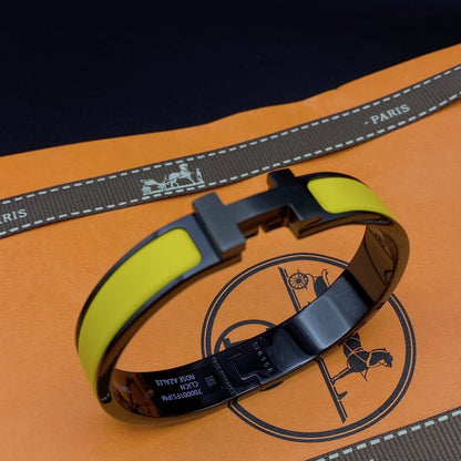 [LORA]CLIC HM SO BLACK YELLOW BRACELET