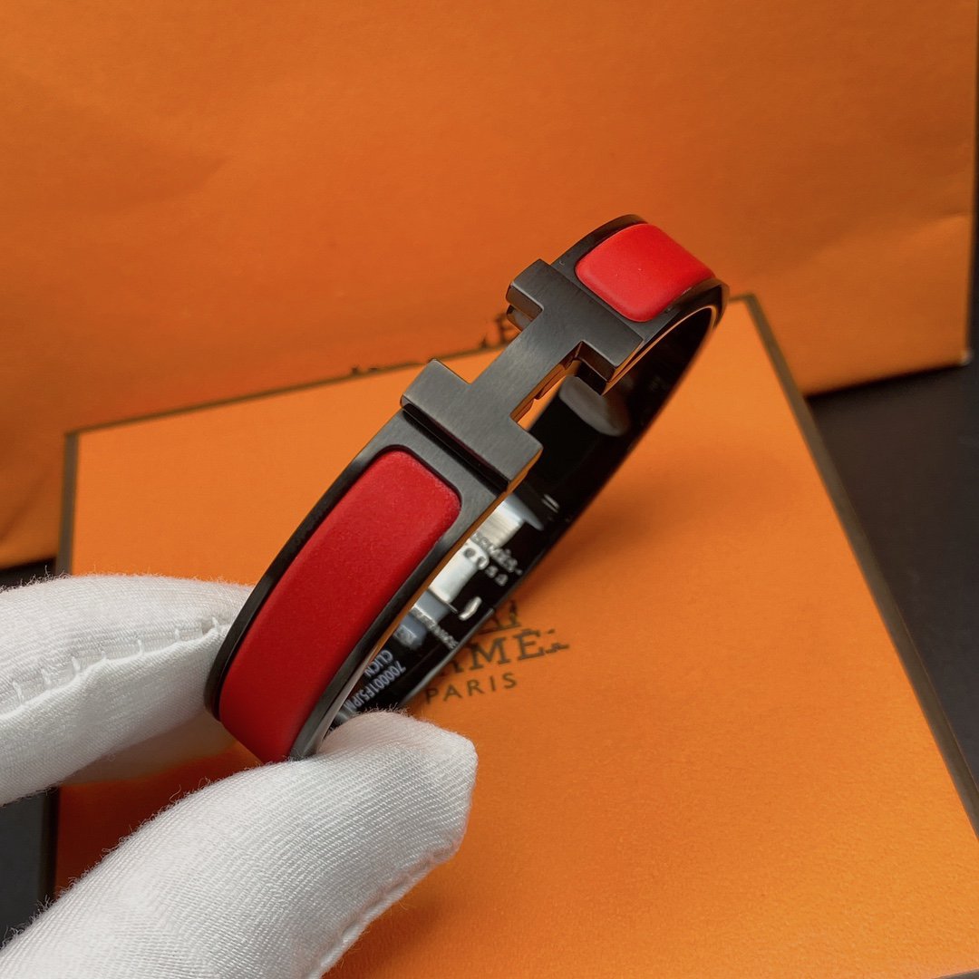 [LORA]CLIC HM SO BLACK RED BRACELET