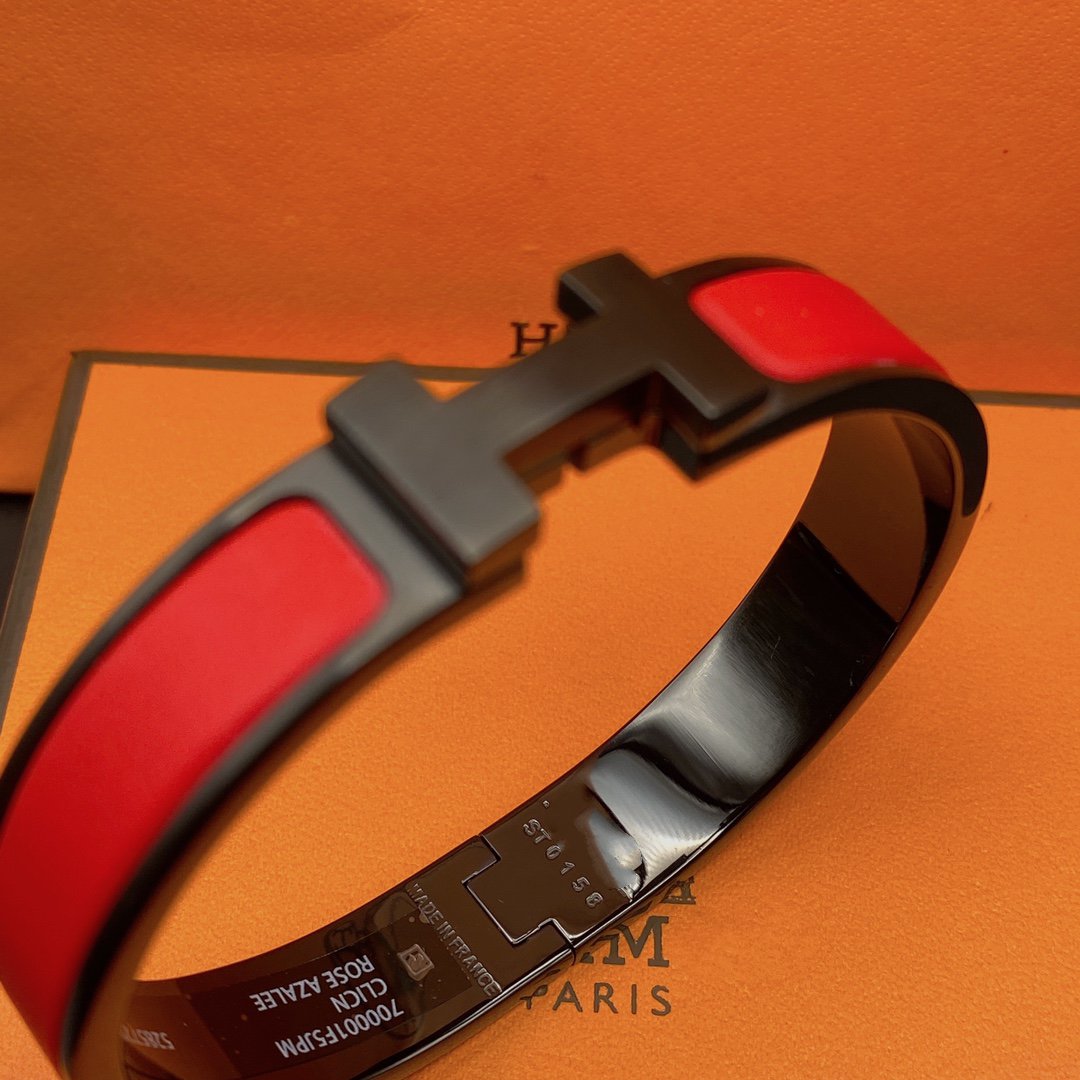 [LORA]CLIC HM SO BLACK RED BRACELET