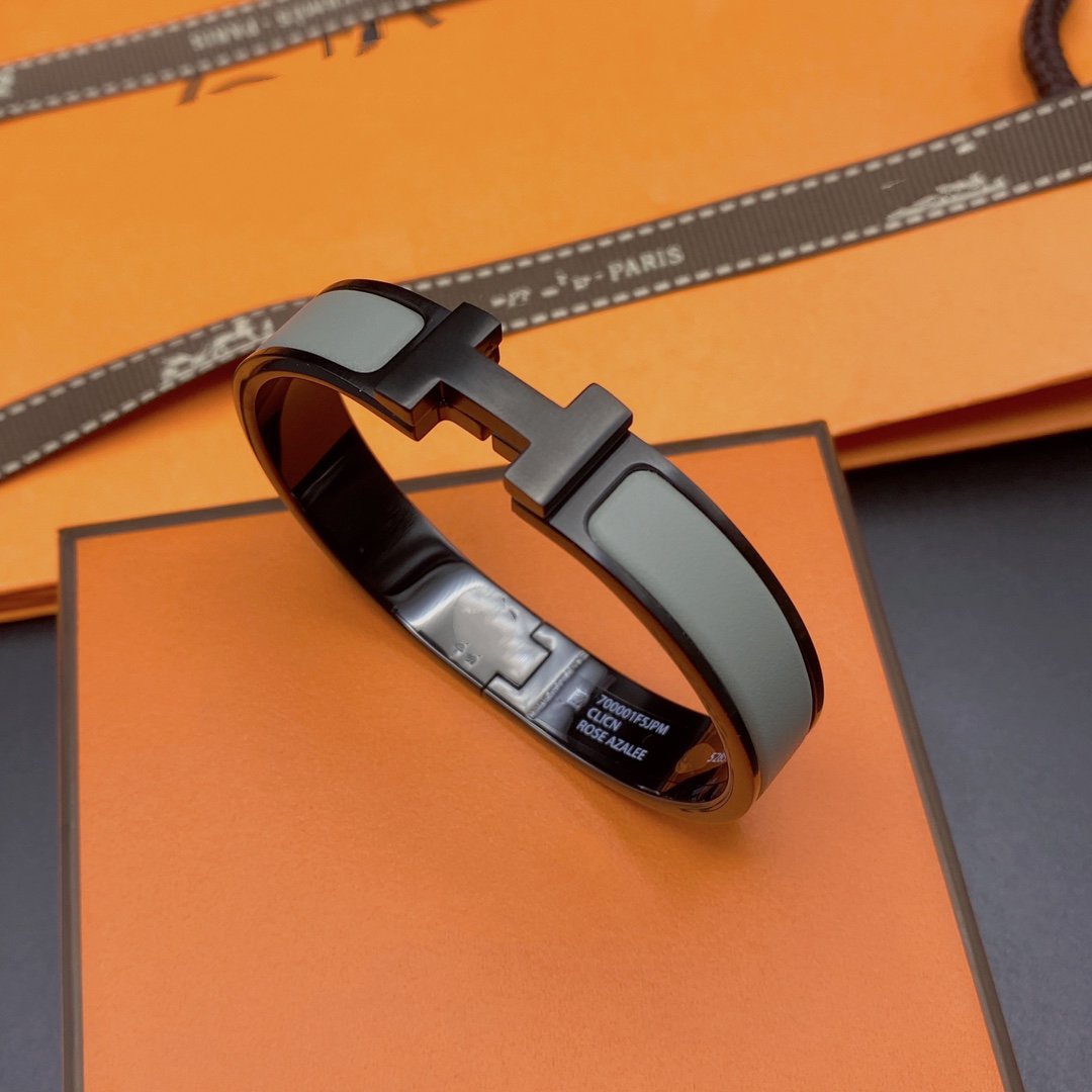 [LORA]CLIC HM SO BLACK GREY BRACELET