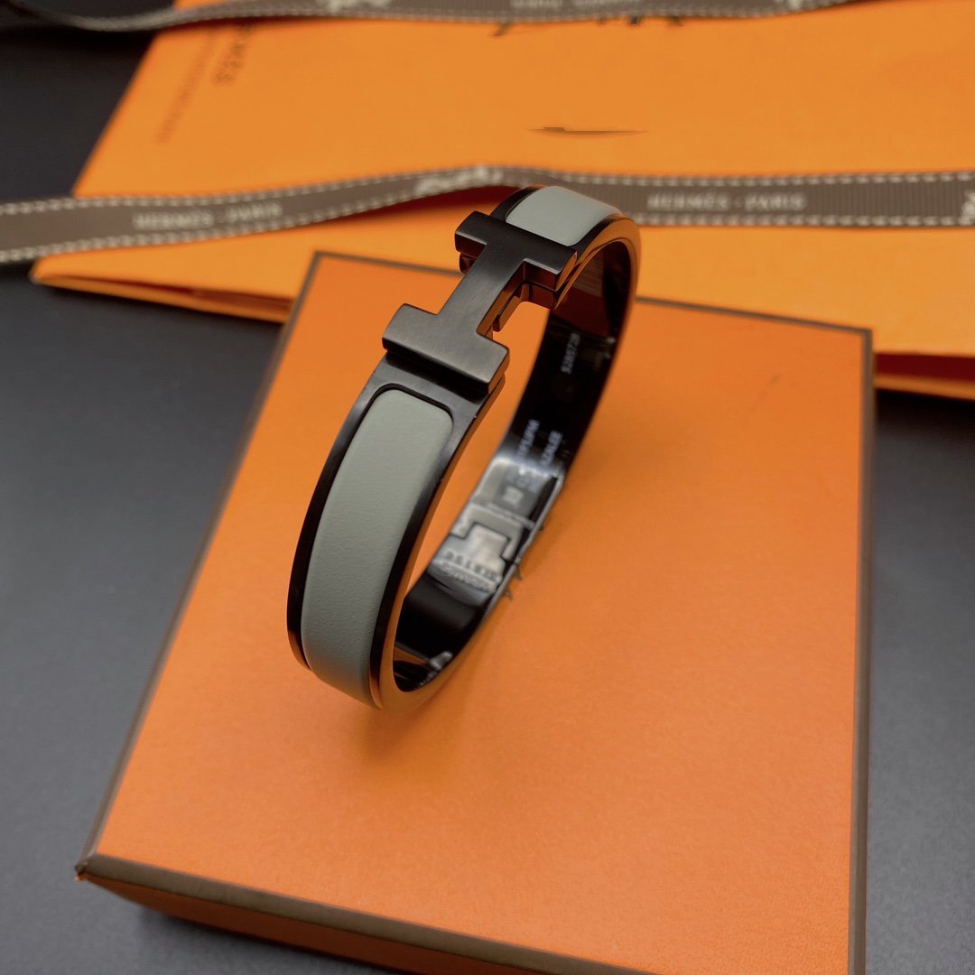 [LORA]CLIC HM SO BLACK GREY BRACELET