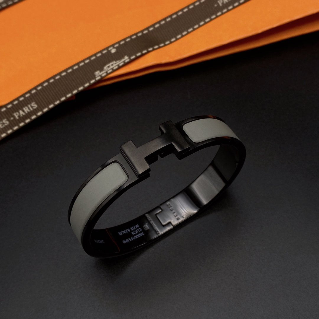 [LORA]CLIC HM SO BLACK GREY BRACELET