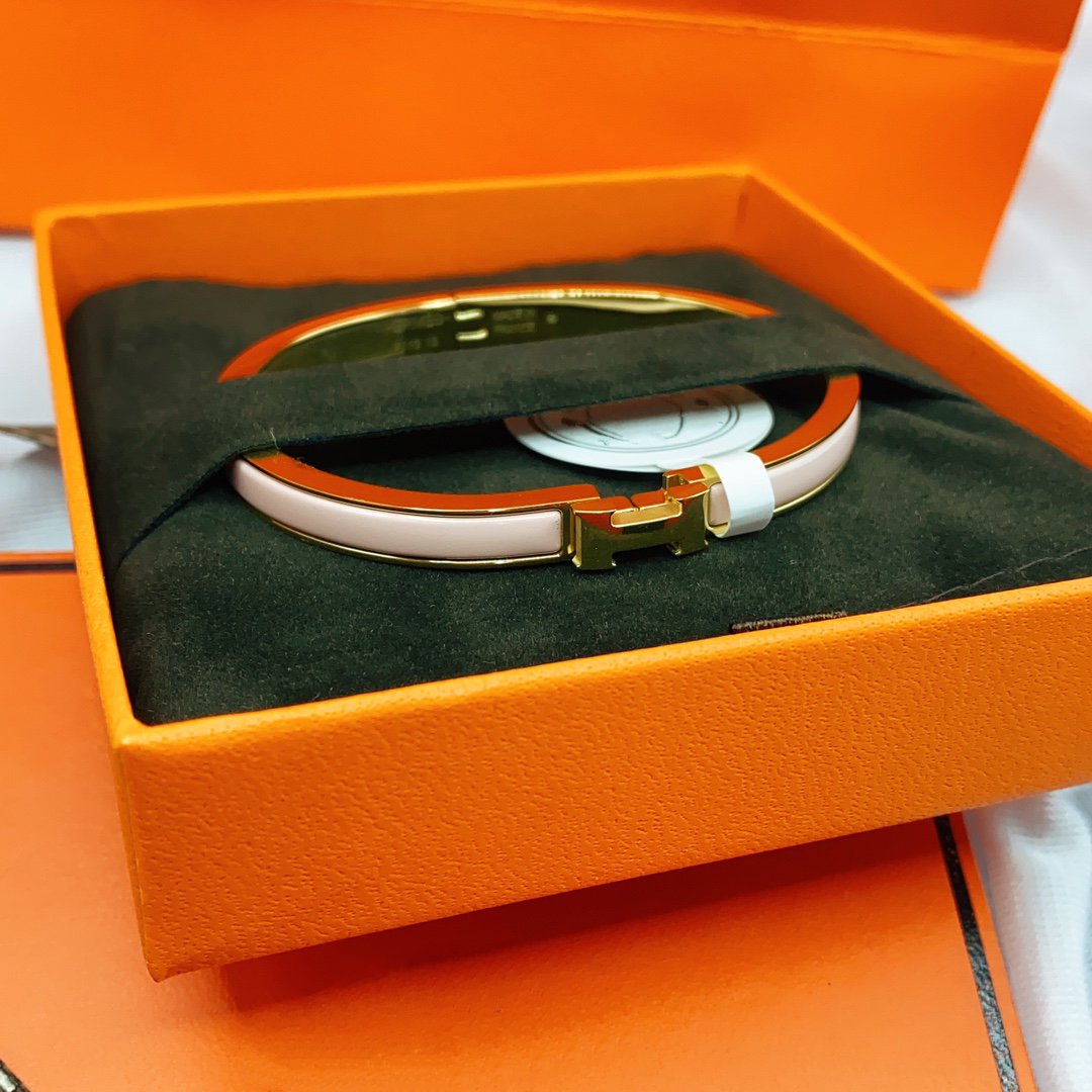 [LORA]CLASSIC HM CLIC  PINK 8MM ENAMEL BRACELET