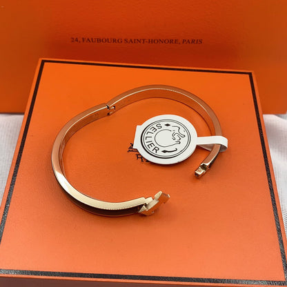 [LORA]CLASSIC HM CLIC BLACK 8MM ENAMEL BRACELET