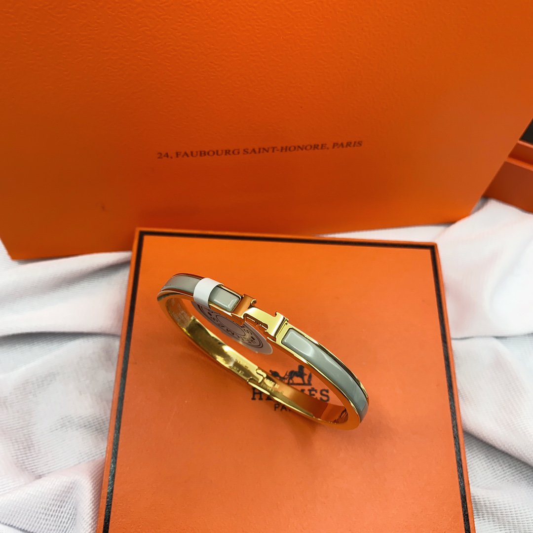 [LORA]CLASSIC HM CLIC GREEN 8MM ENAMEL BRACELET