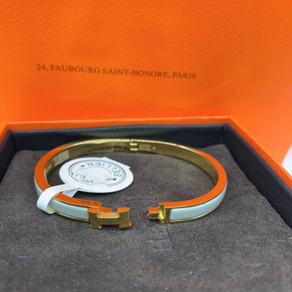 [LORA]CLASSIC HM CLIC GREEN 8MM ENAMEL BRACELET