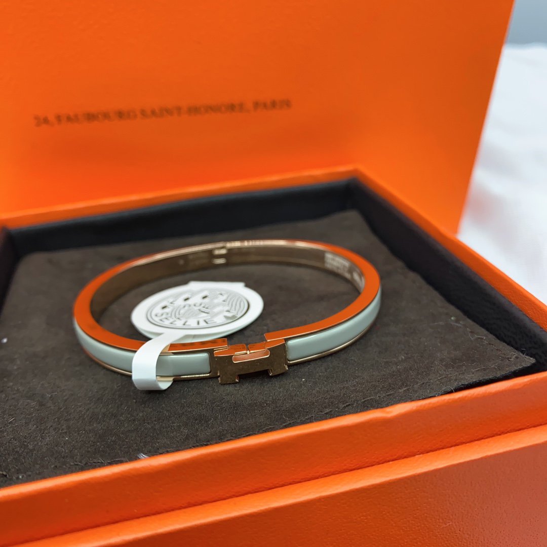 [LORA]CLASSIC HM CLIC GREEN 8MM ENAMEL BRACELET