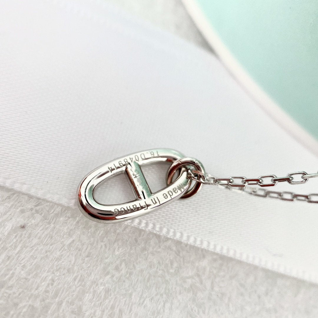 [LORA]HM PIG NOSE NECKLACE