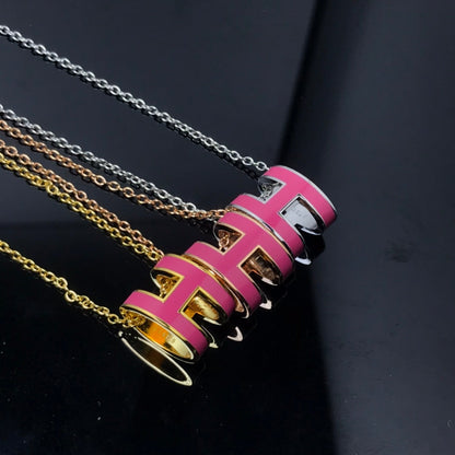 [LORA]H NECKLACE PINK