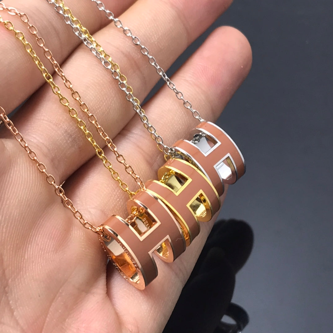 [LORA]H NECKLACE BROWN