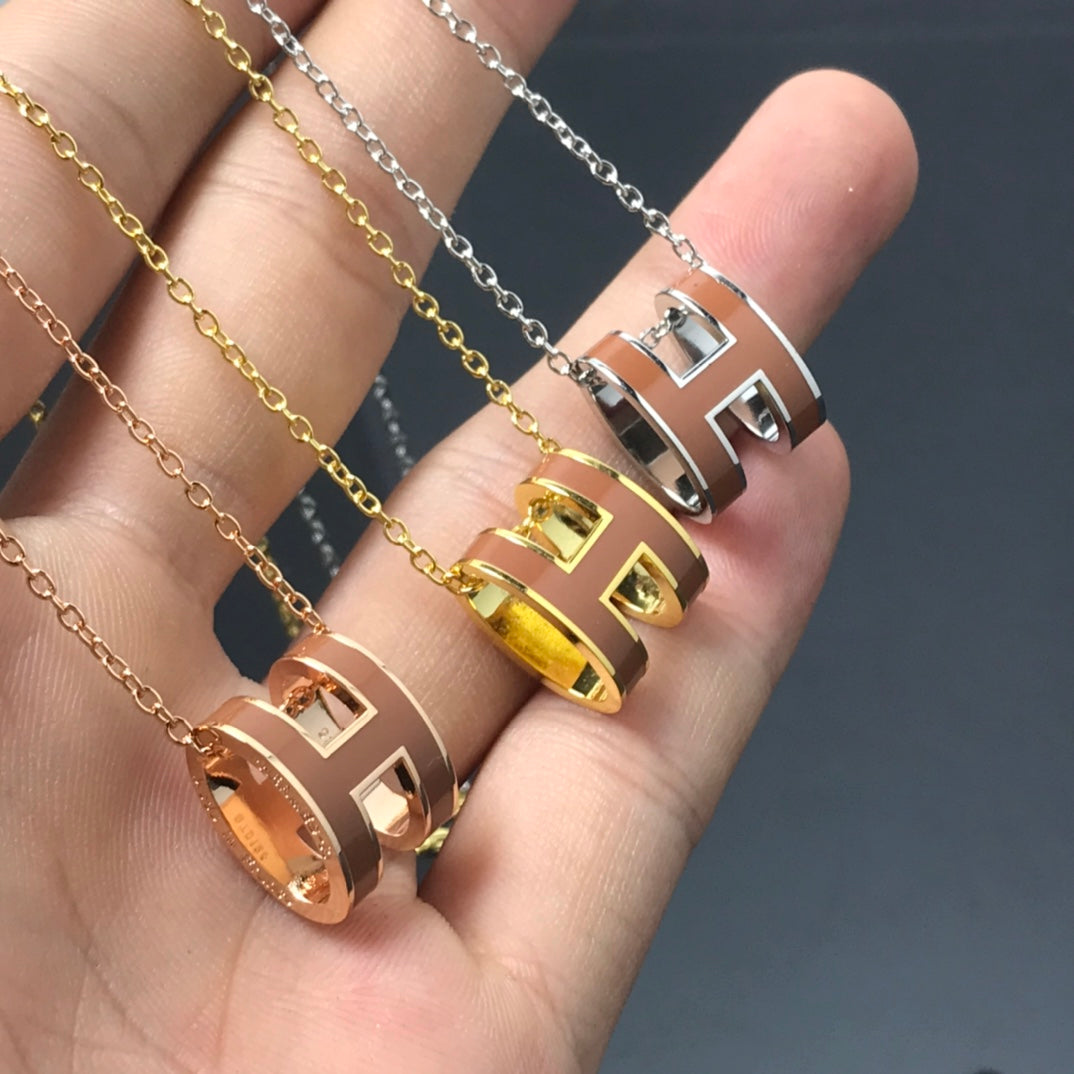 [LORA]H NECKLACE BROWN