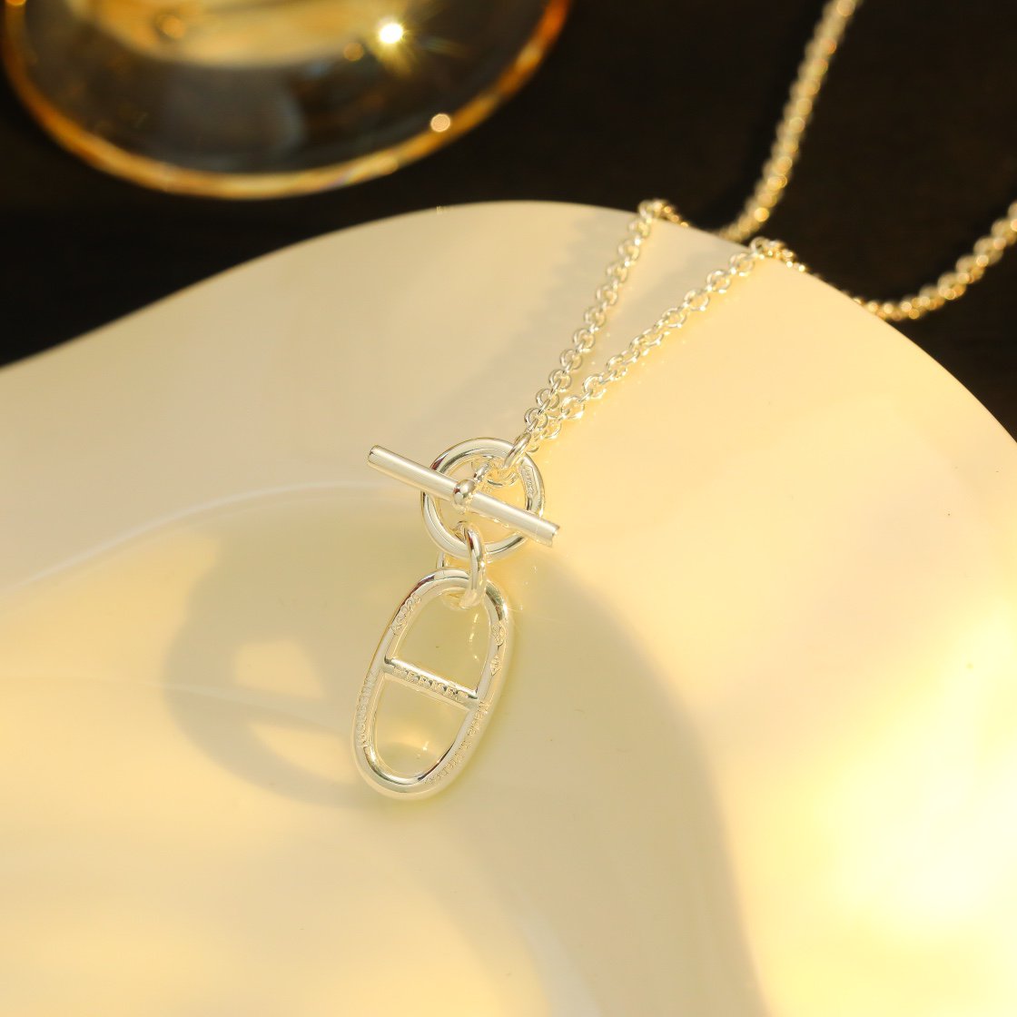 [LORA]HM CHAINE D'ANCRE PENDANT NECKLACE STERLING SILVER