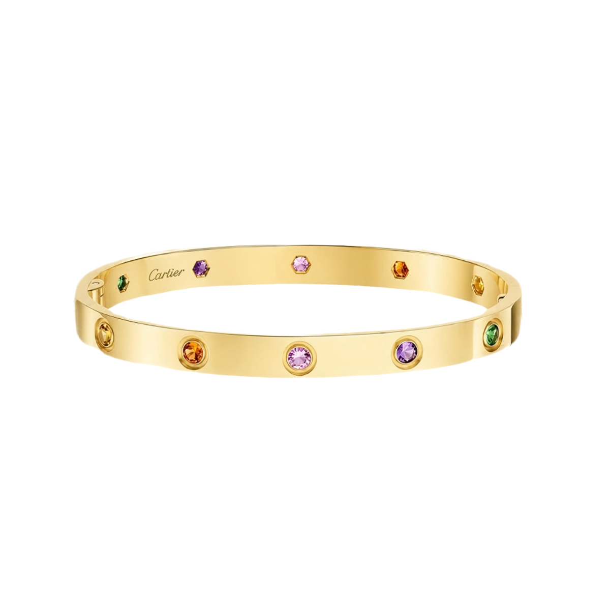 [Okajuri Jewelry]2026 RAINBOW LOVE BRACELET 6.1MM  10 DIAMONDS