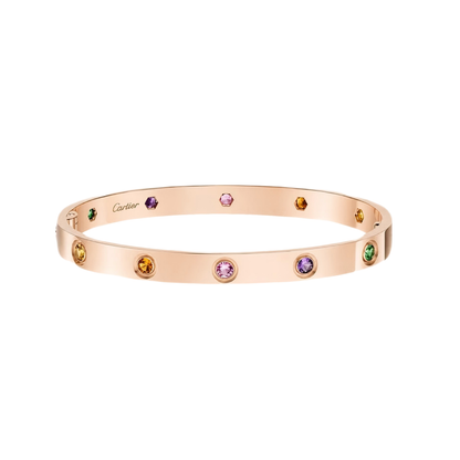 [Okajuri Jewelry]2026 RAINBOW LOVE BRACELET 6.1MM  10 DIAMONDS