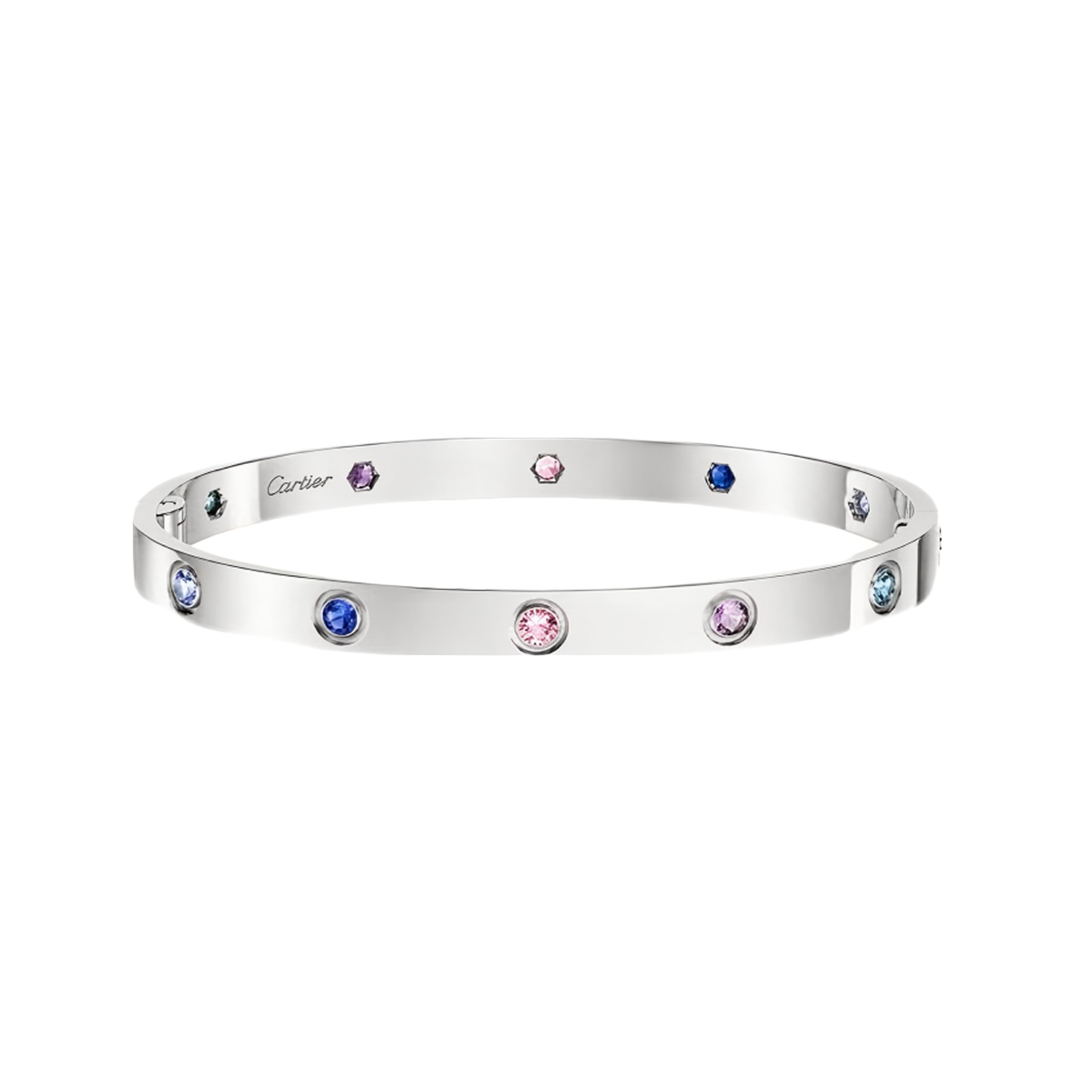 [Okajuri Jewelry]2026 RAINBOW LOVE BRACELET 6.1MM  10 DIAMONDS