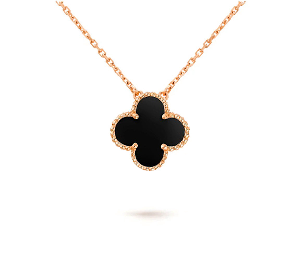 [Lora]CLOVER 15MM SINGLE FLOWER NECKLACE COLLECTION