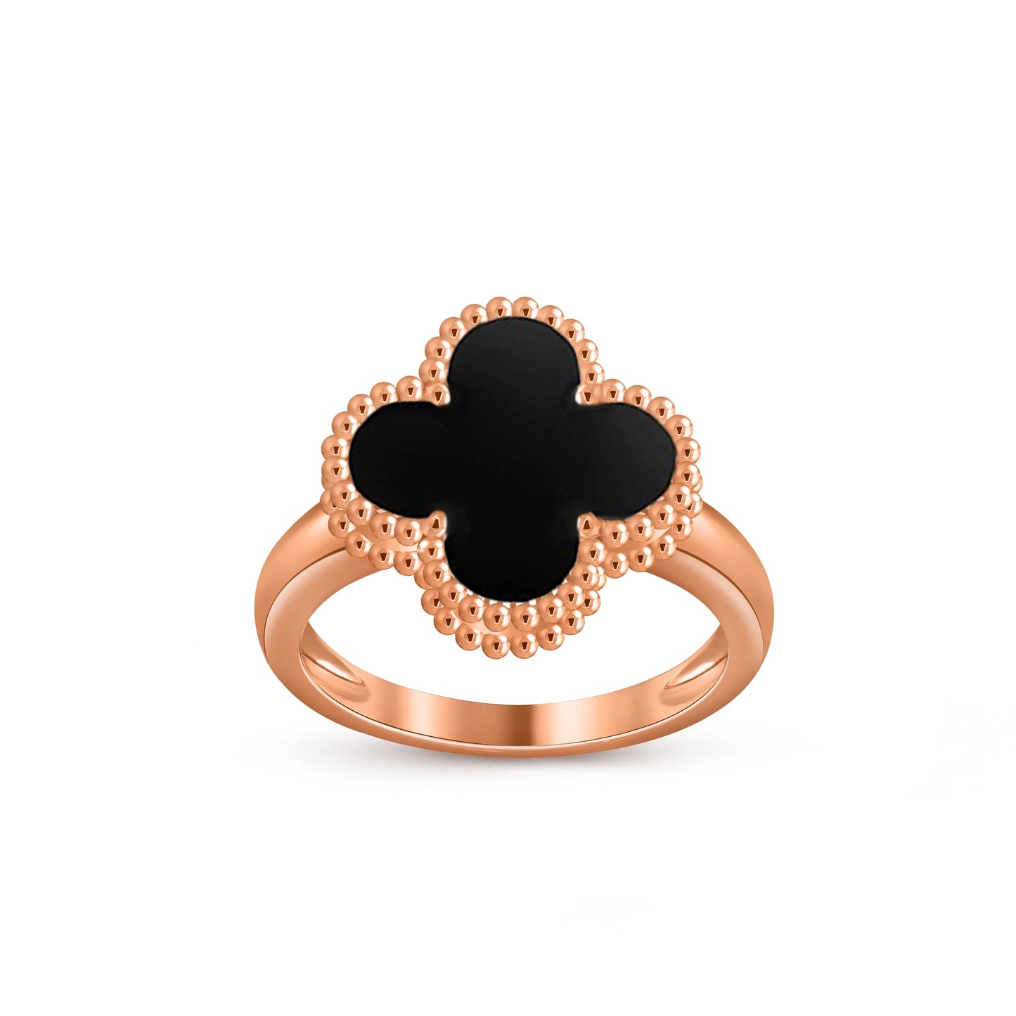 [Lora]CLOVER RING ROSE GOLD COLLECTION