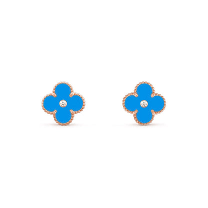 [Lora]CLOVER  15MM DIAMOND EARRINGS COLLECTION