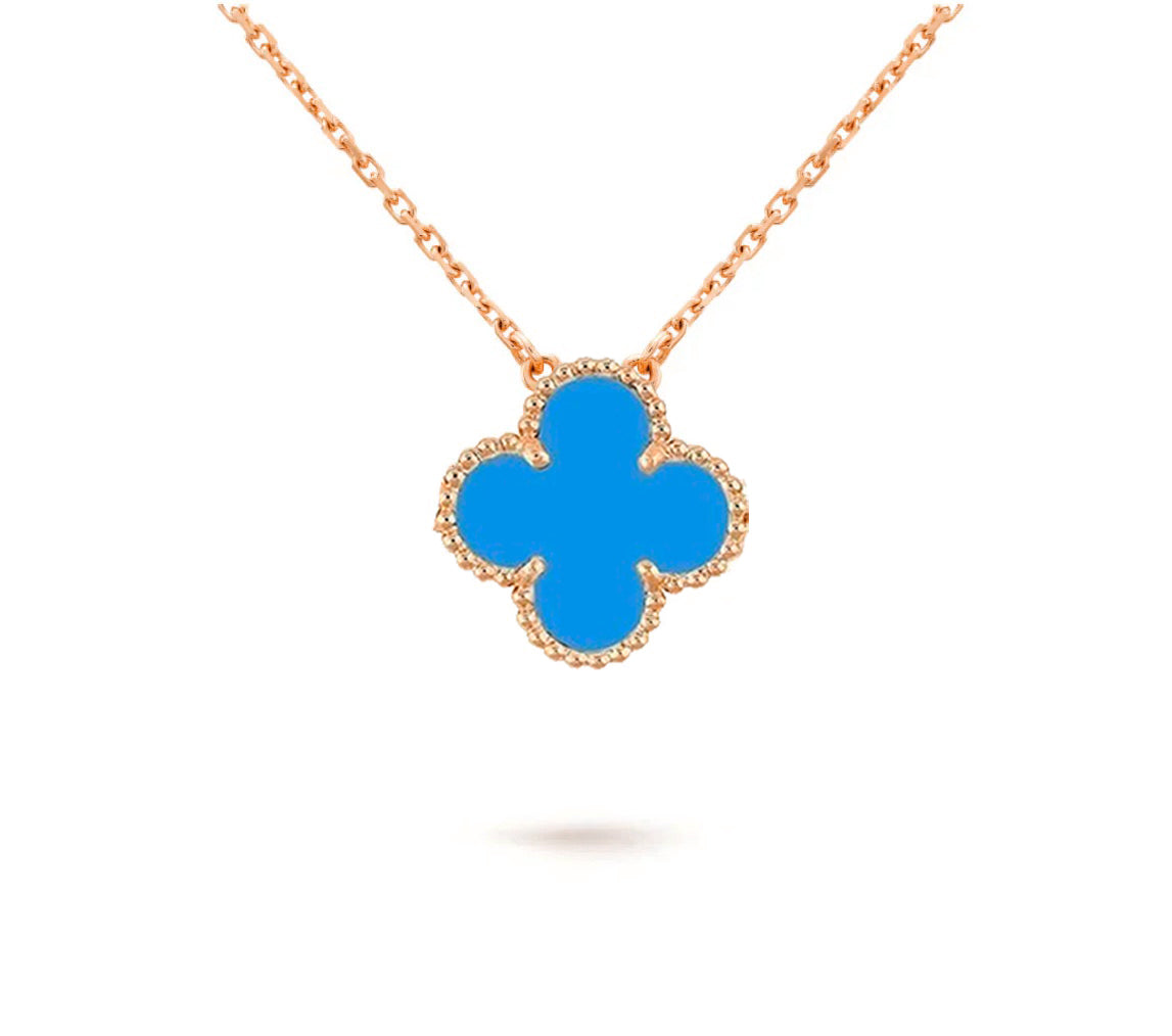 [Lora]CLOVER 15MM SINGLE FLOWER NECKLACE COLLECTION