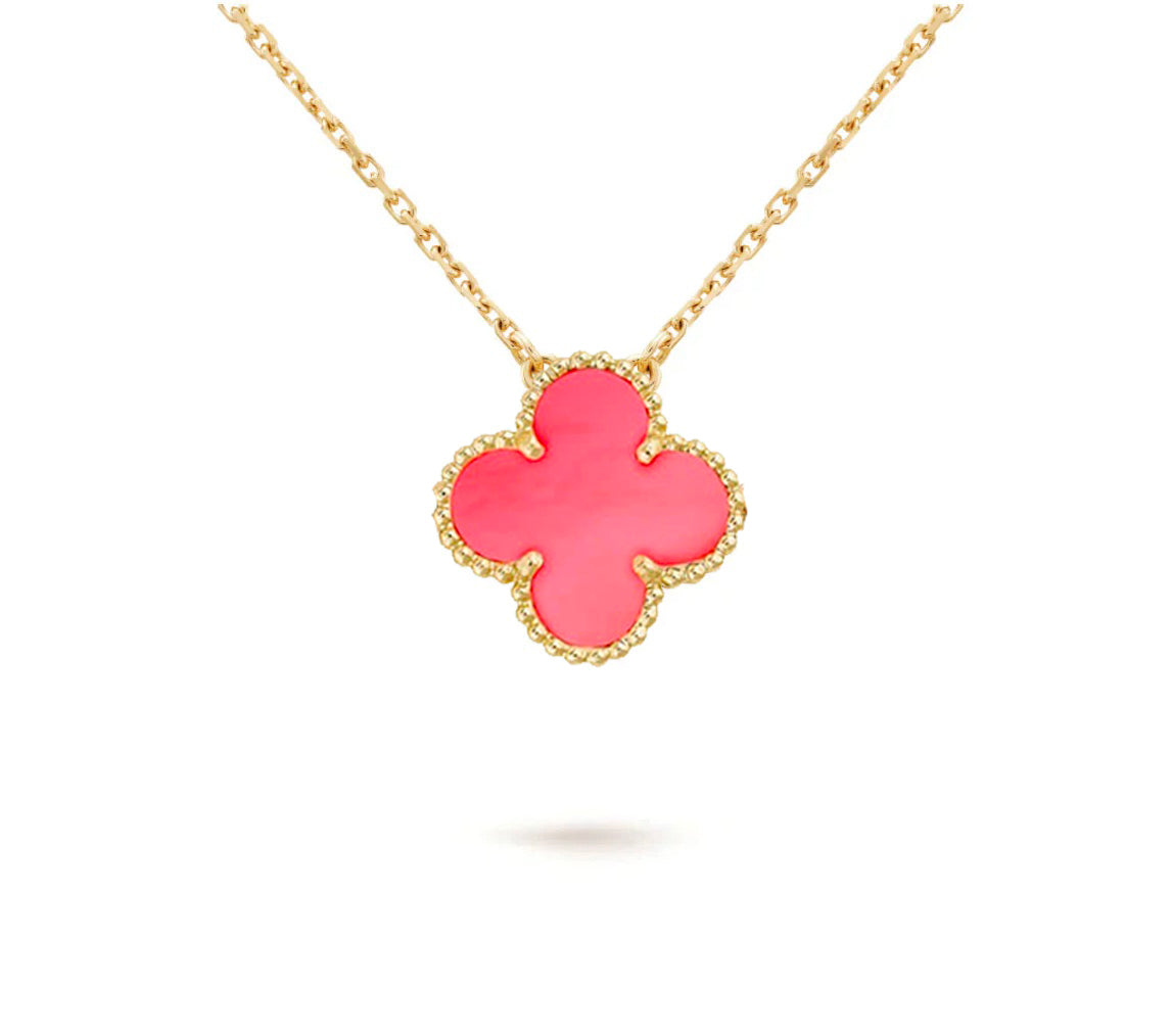 [Lora]CLOVER 15MM SINGLE FLOWER NECKLACE COLLECTION