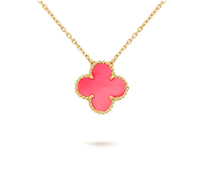 [Lora]CLOVER 15MM SINGLE FLOWER NECKLACE COLLECTION