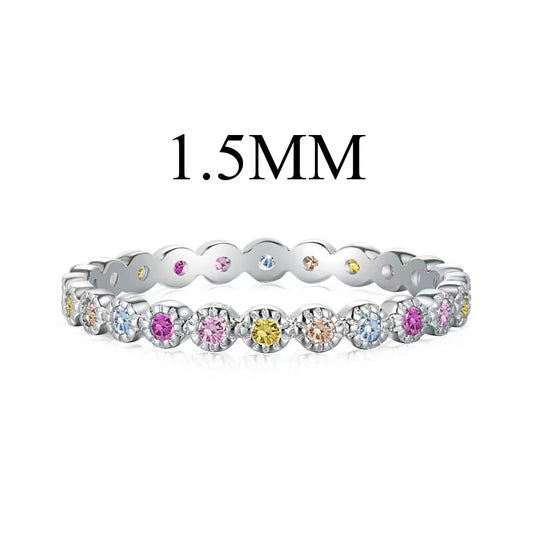 [LORA]Radiant Sparkling Round Cut Daily Ring