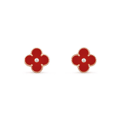 [Lora]CLOVER  15MM DIAMOND EARRINGS COLLECTION