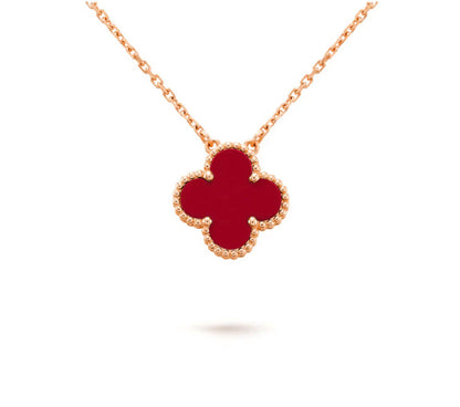 [Lora]CLOVER 15MM SINGLE FLOWER NECKLACE COLLECTION