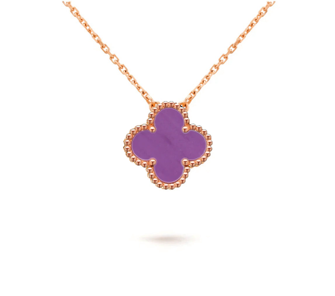 [Lora]CLOVER 15MM SINGLE FLOWER NECKLACE COLLECTION