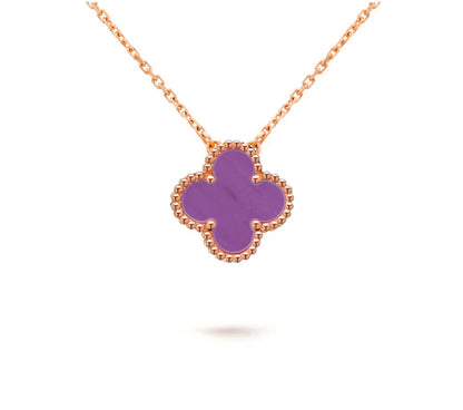 [Lora]CLOVER 15MM SINGLE FLOWER NECKLACE COLLECTION