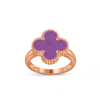 [Lora]CLOVER RING ROSE GOLD COLLECTION