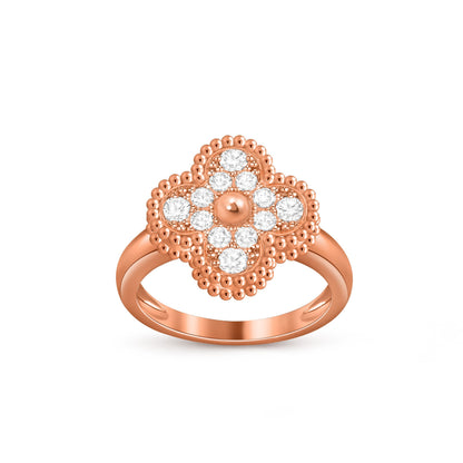 [Lora]CLOVER RING ROSE GOLD COLLECTION