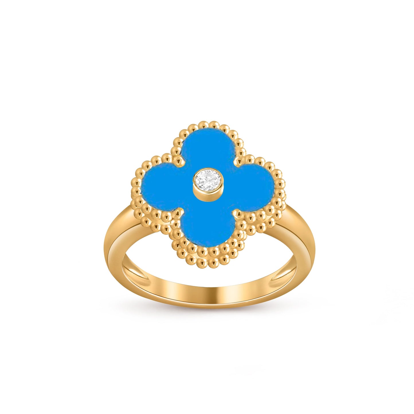 [Lora]CLOVER DIAMOND RING GOLD COLLECTION