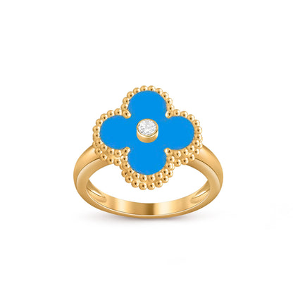 [Lora]CLOVER DIAMOND RING GOLD COLLECTION