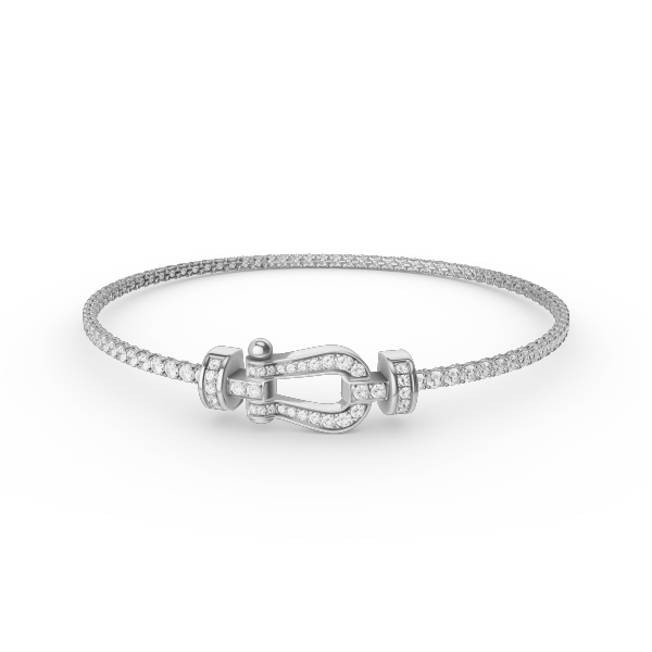 [LORA]FORCE  HORSESHOE  DIAMOND TENNIS BRACELET