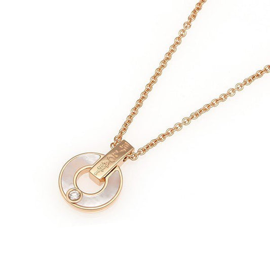[LORA]GARI NECKLACE PINK GOLD MOP