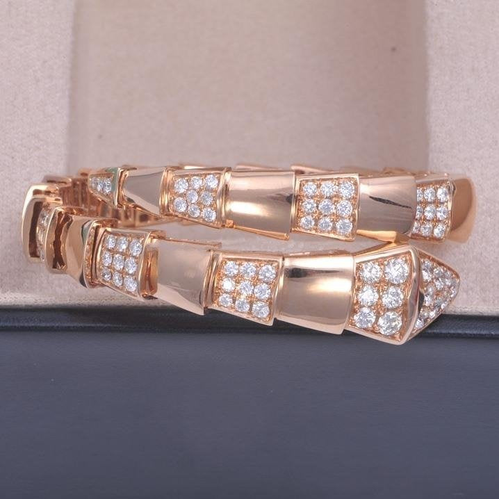 [LORA]SERPENTI BRACELET PINK GOLD DIAMOND