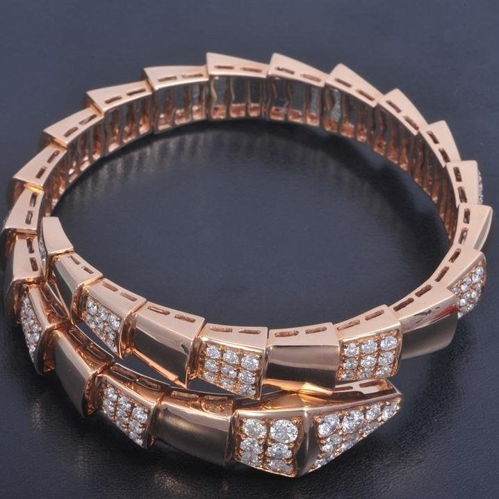 [LORA]SERPENTI BRACELET PINK GOLD DIAMOND