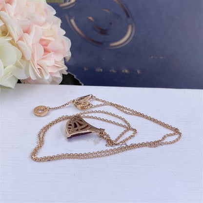 [LORA]DREAM NECKLACE CARNELIAN 1 DIAMOND