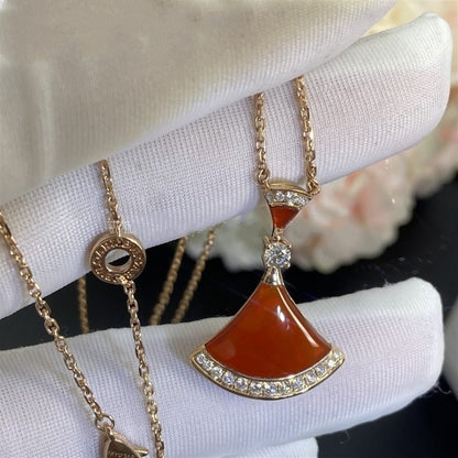 [LORA]DREAM NECKLACE CARNELIAN DIAMOND