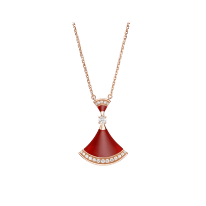 [LORA]DREAM NECKLACE CARNELIAN DIAMOND