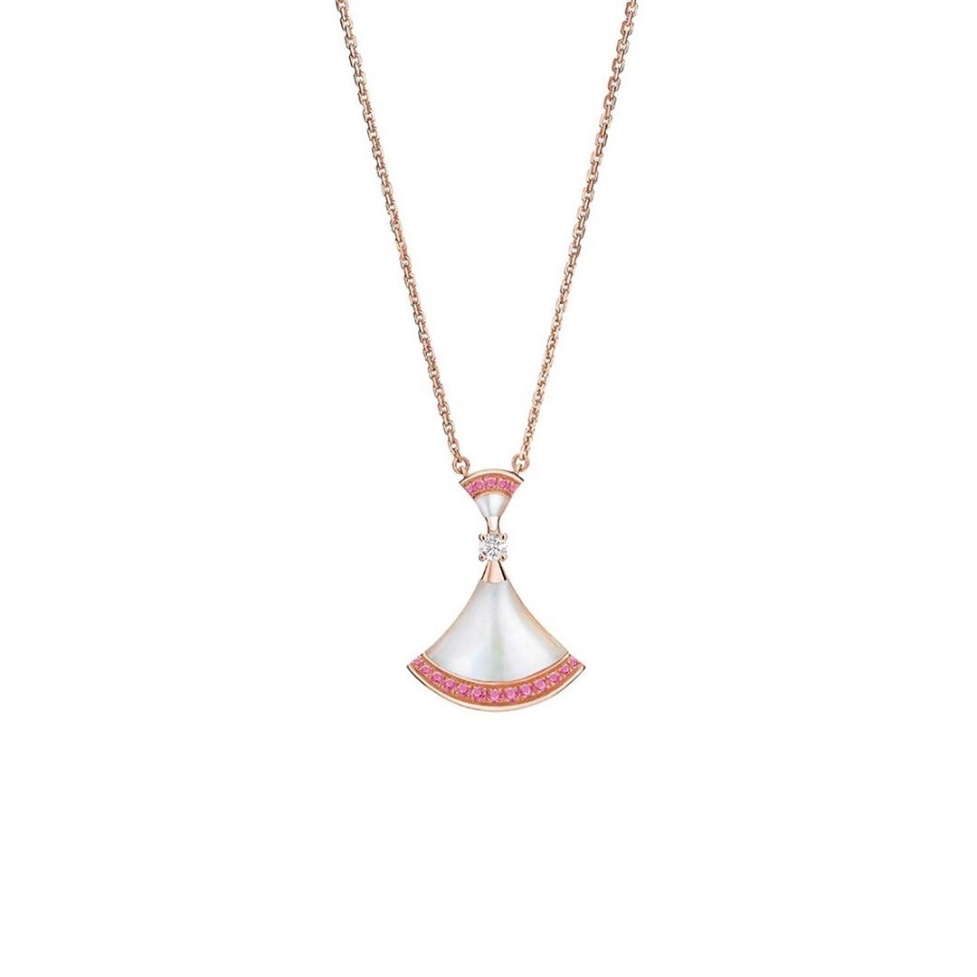 [LORA]DREAM NECKLACE MOP PINK DIAMOND