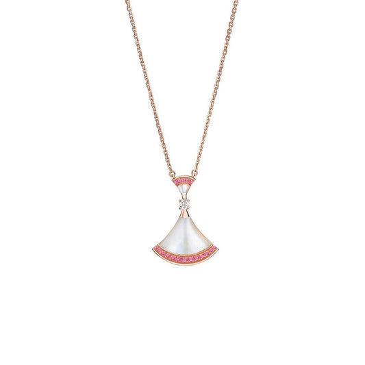 [LORA]DREAM NECKLACE MOP PINK DIAMOND