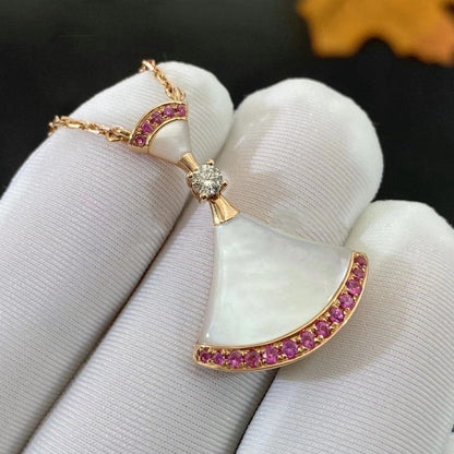 [LORA]DREAM NECKLACE MOP PINK DIAMOND