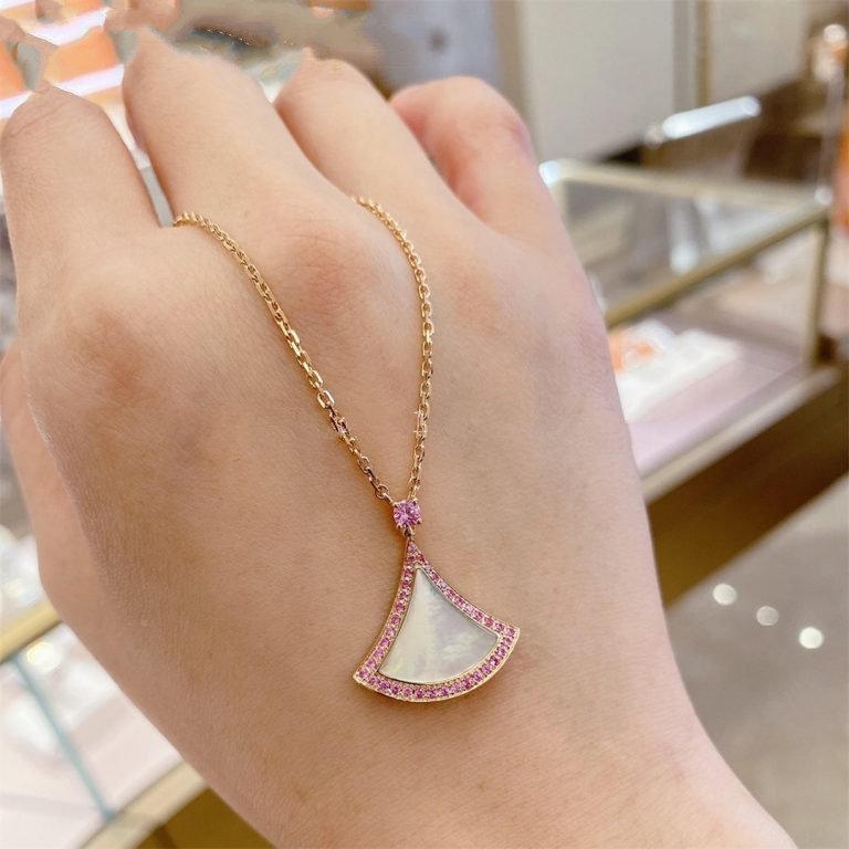 [LORA]DREAM NECKLACE MOP DIAMOND PINK